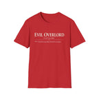 Evil Overlord Definition T-Shirt - Funny Sarcastic Geek Tee