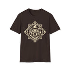 Mystic Wizard T-Shirt - Geometric Arcane Mage Design