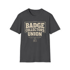 Badge Collectors Union T-Shirt - Vintage Convention Badge Collector Tee