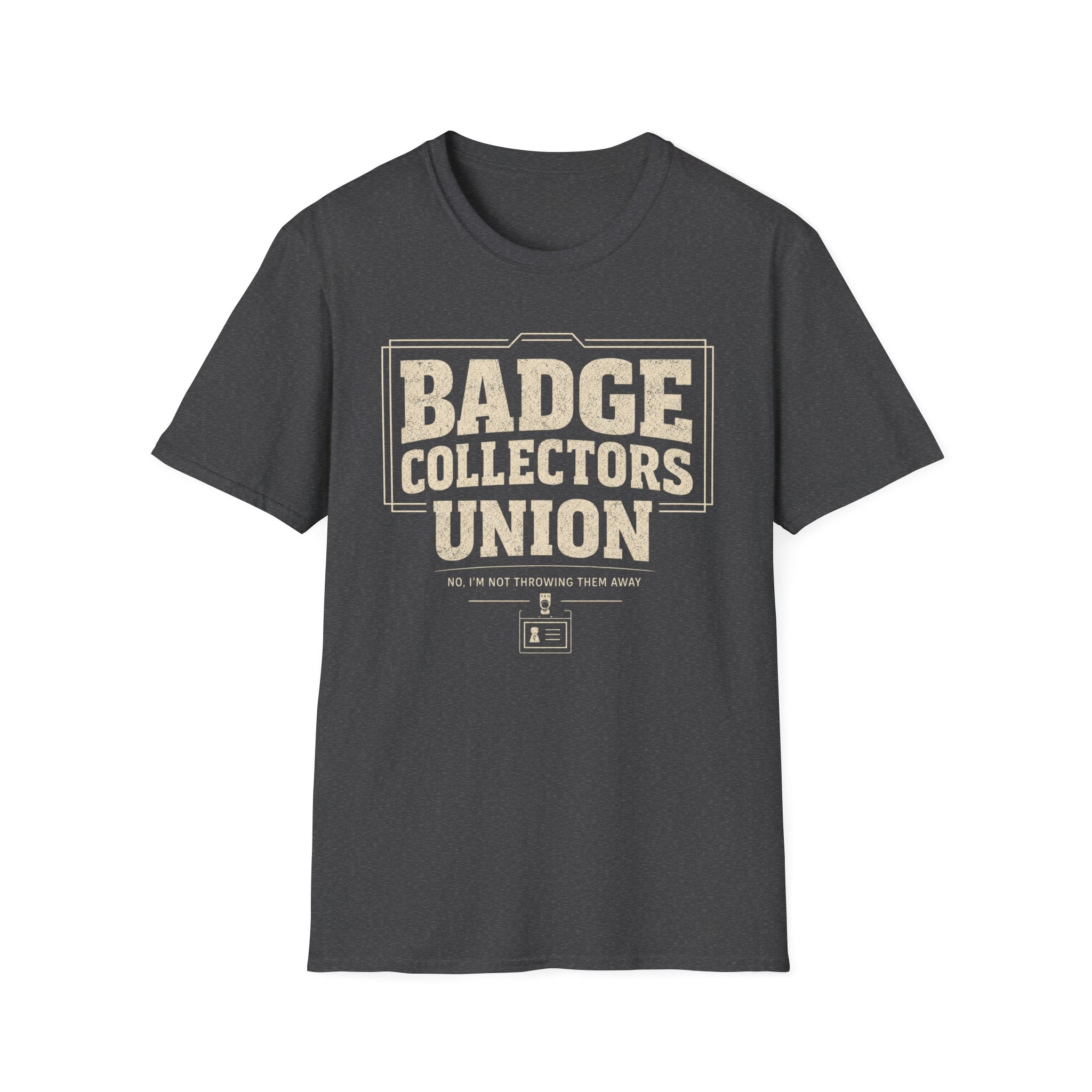 Badge Collectors Union T-Shirt - Vintage Convention Badge Collector Tee