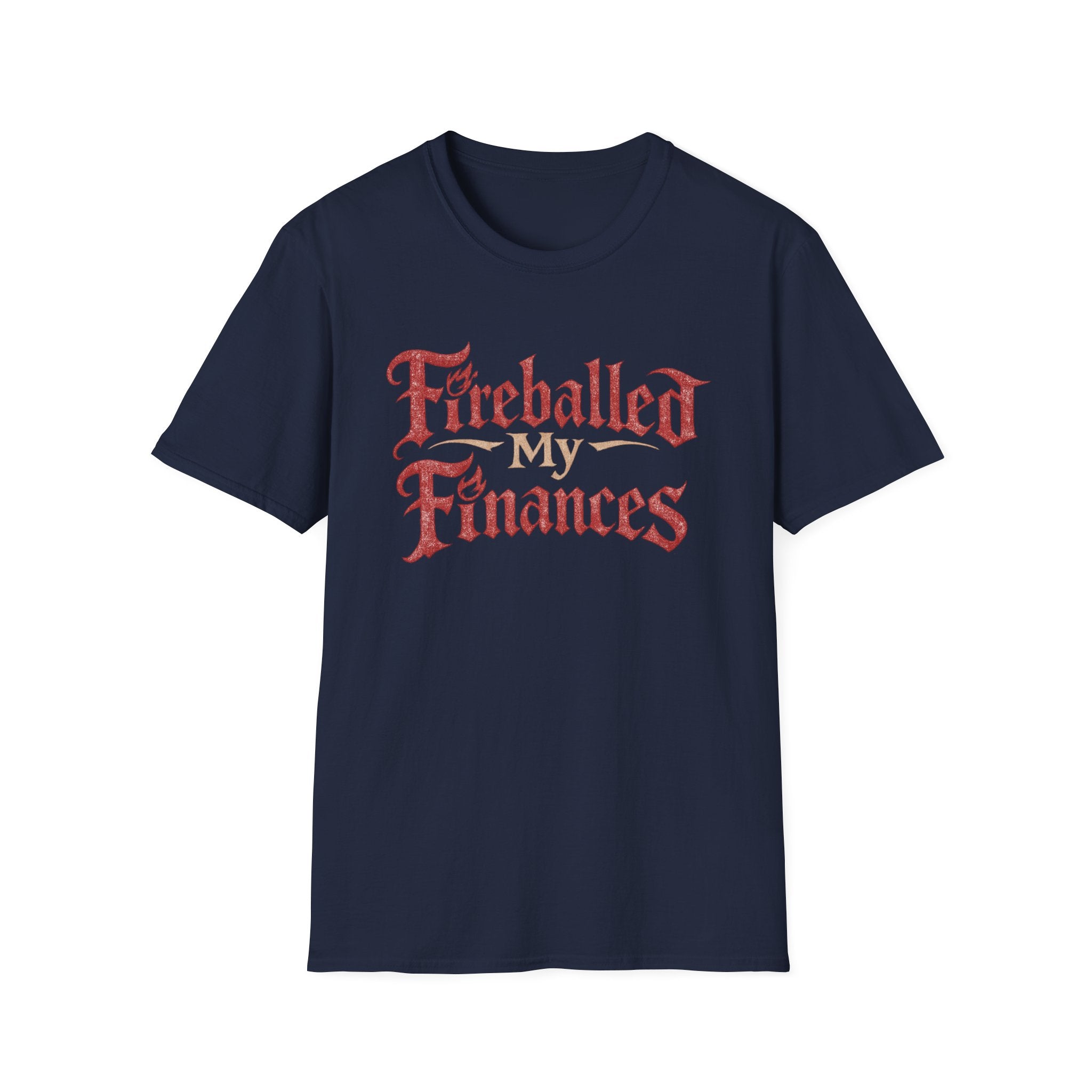"Fireballed My Finances" Funny Role Play Gaming T-Shirt