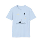 Dinosaur Kite T‑Shirt - Cute Story Book Fairy Tale Tee