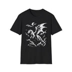 Night Sky Dragon Silhouette T-Shirt