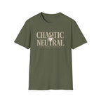Chaotic Neutral T-Shirt — D20 Flame RPG Gamer Tee (Perfectly Balanced)