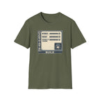 Overthinking Build Stat Screen T-Shirt - "Worry 10 / Doubt 10 / Staring at Ceiling 10"