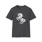 Unicorn Skeleton Graphic T-Shirt — Gothic Mythical Tee