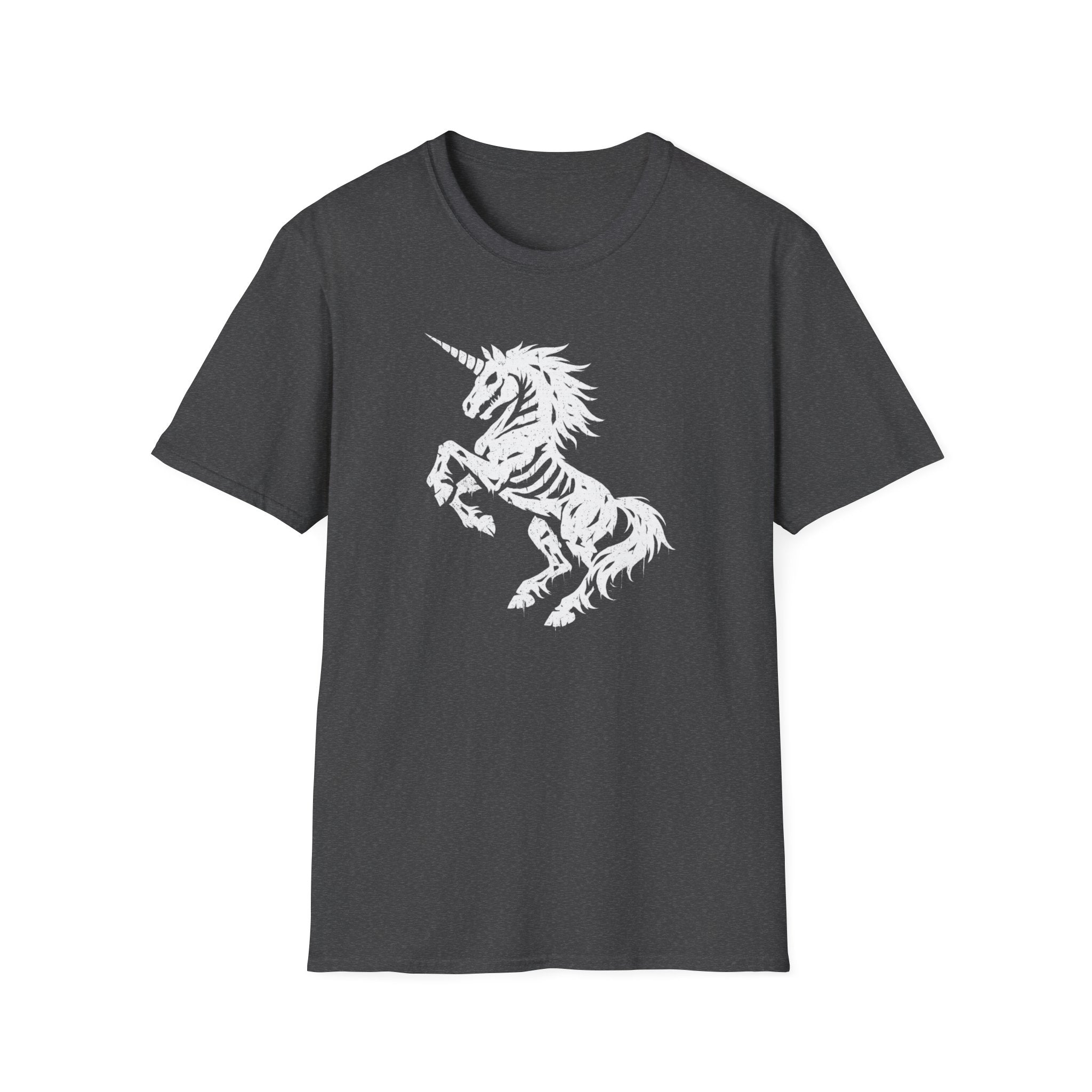 Unicorn Skeleton Graphic T-Shirt — Gothic Mythical Tee