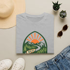 Keep Moving Adventure T-Shirt - Mountain Sunrise Graphic Tee