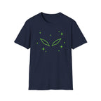 Alien Eyes T-Shirt - Neon Green Sci-fi Space Graphic Tee