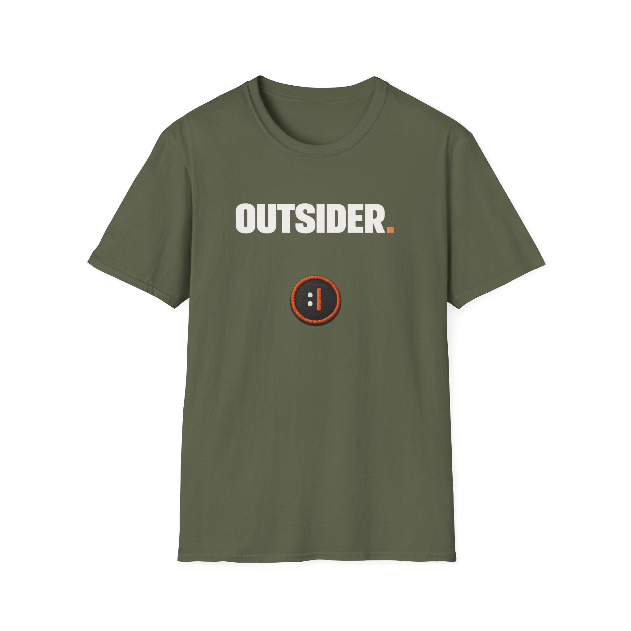 Outsider T‑Shirt — Bold Graphic Tee for Independent Spirits