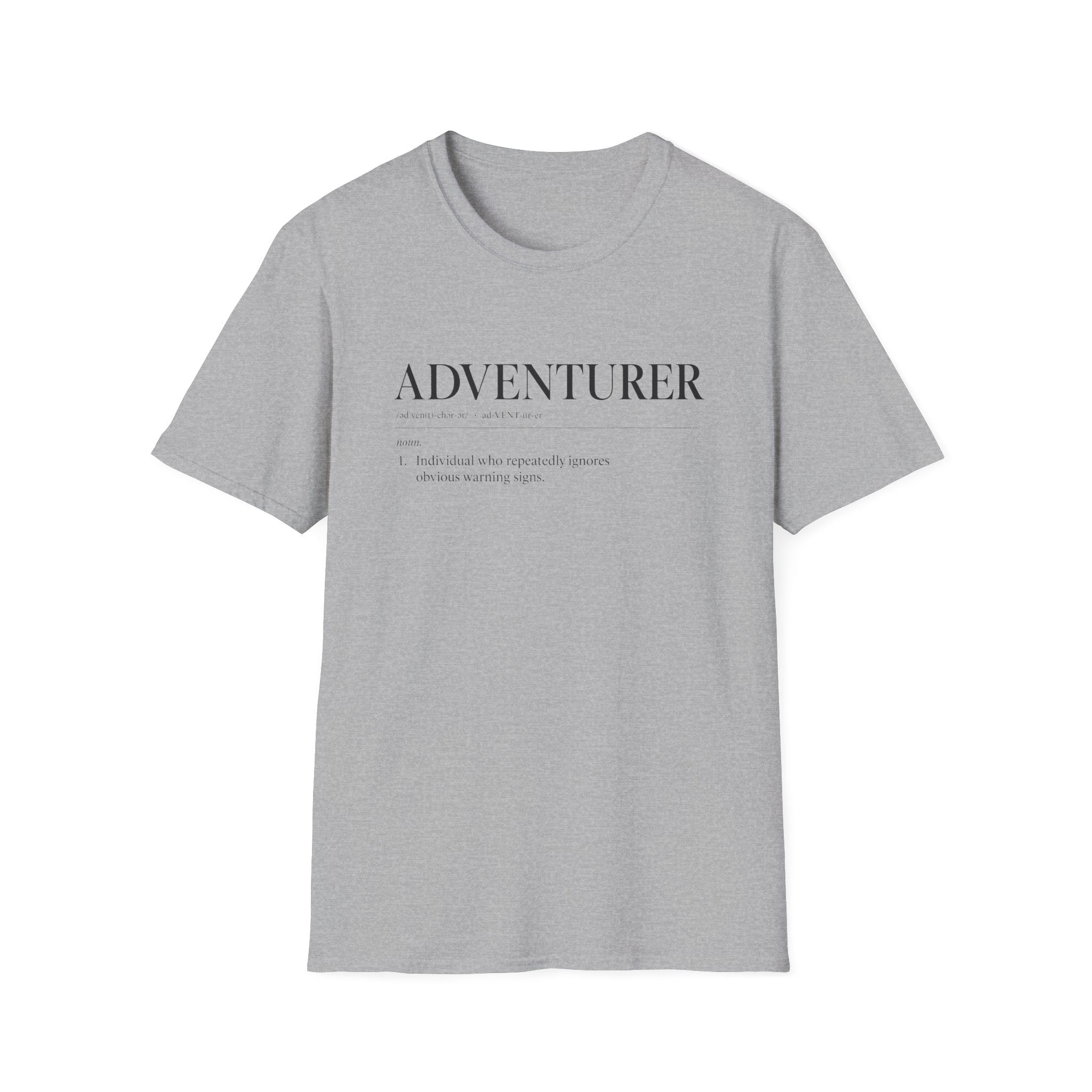 Adventurer Funny Definition T‑Shirt - Explorer Graphic Tee
