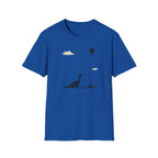 Dinosaur Kite T‑Shirt - Cute Story Book Fairy Tale Tee