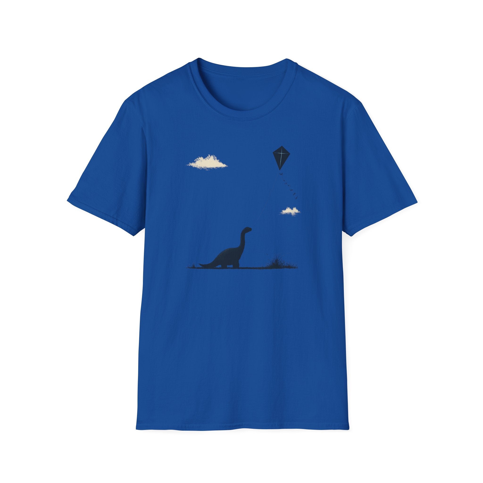 Dinosaur Kite T‑Shirt - Cute Story Book Fairy Tale Tee