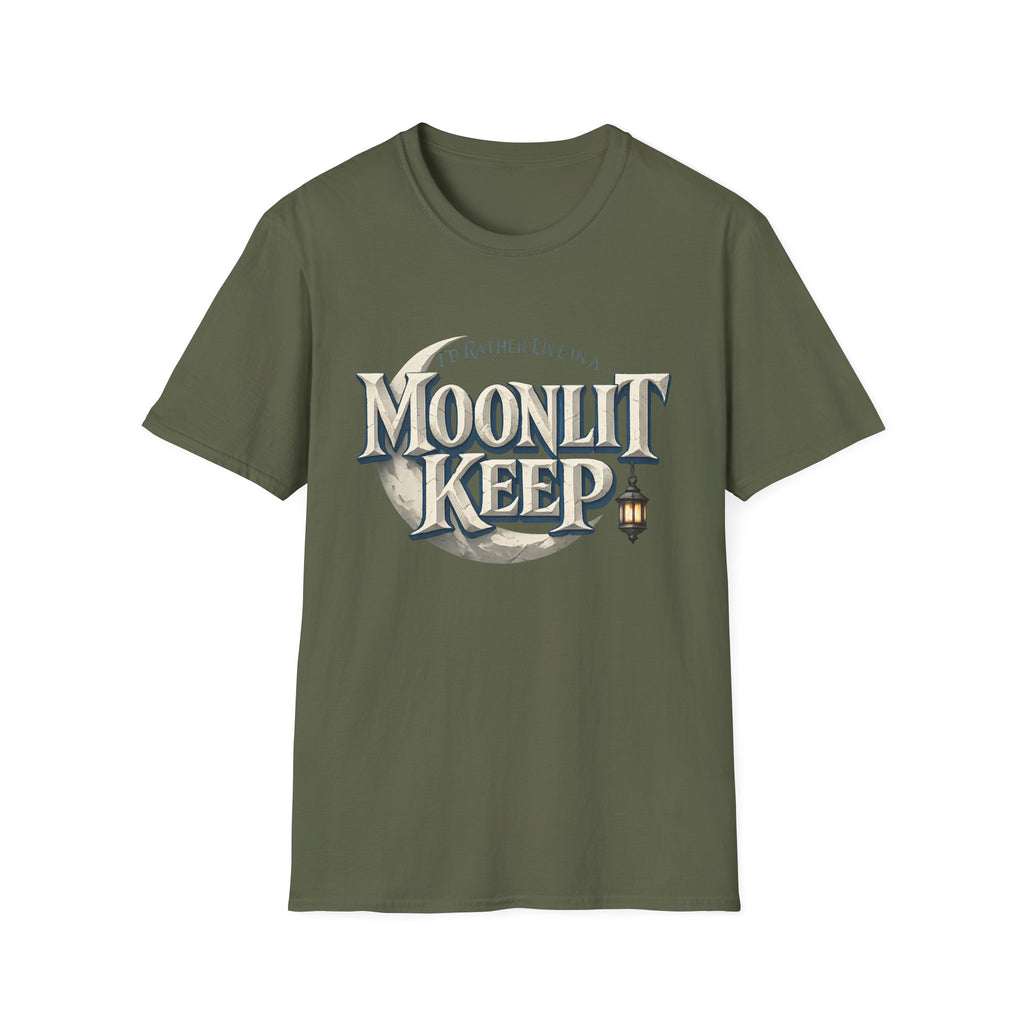 I'd Rather Live in a Moonlit Keep Fantasy Night Tee
