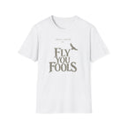 Fly You Fools T-Shirt - "5:00 Friday" Vintage Tolkien Quote Tee with Bird Graphic