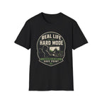 “Real Life is the Hard Mode” Retro Gamer Tee