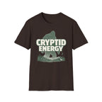 Cryptid Energy Bigfoot Forest Graphic T-Shirt
