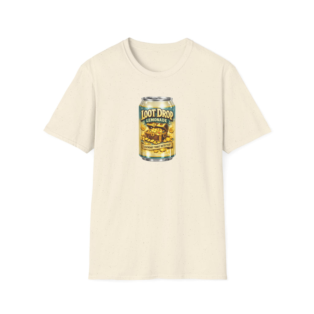 Loot Drop Lemonade T-Shirt — Gamer Treasure Can Graphic Tee