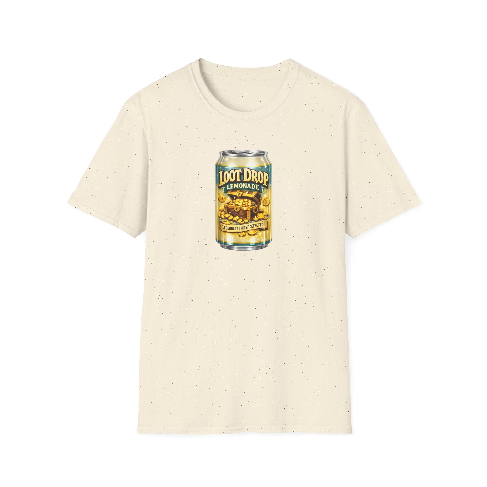 Loot Drop Lemonade T-Shirt — Gamer Treasure Can Graphic Tee