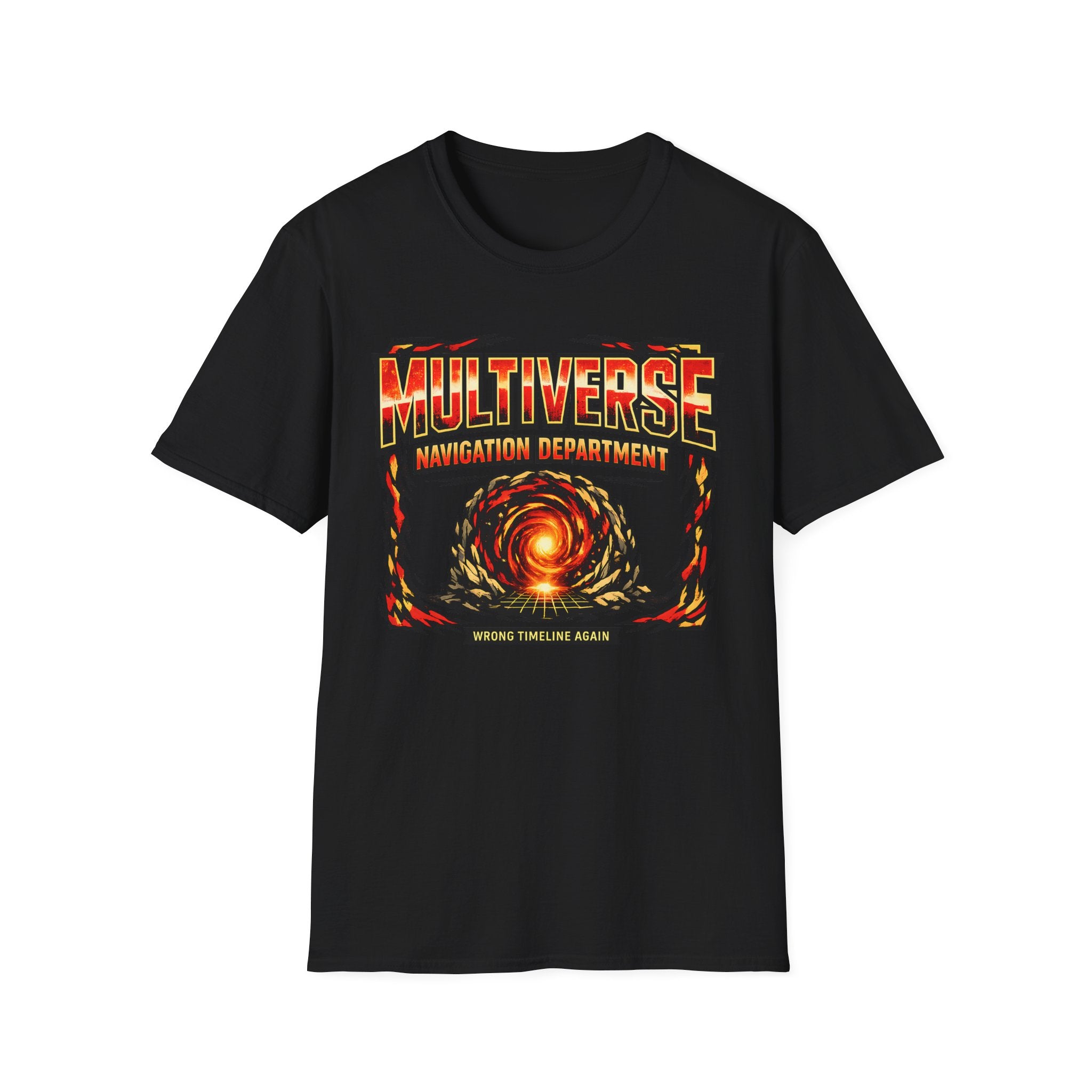 Multiverse Navigation Department T-Shirt - Sci‑Fi Portal Graphic Tee
