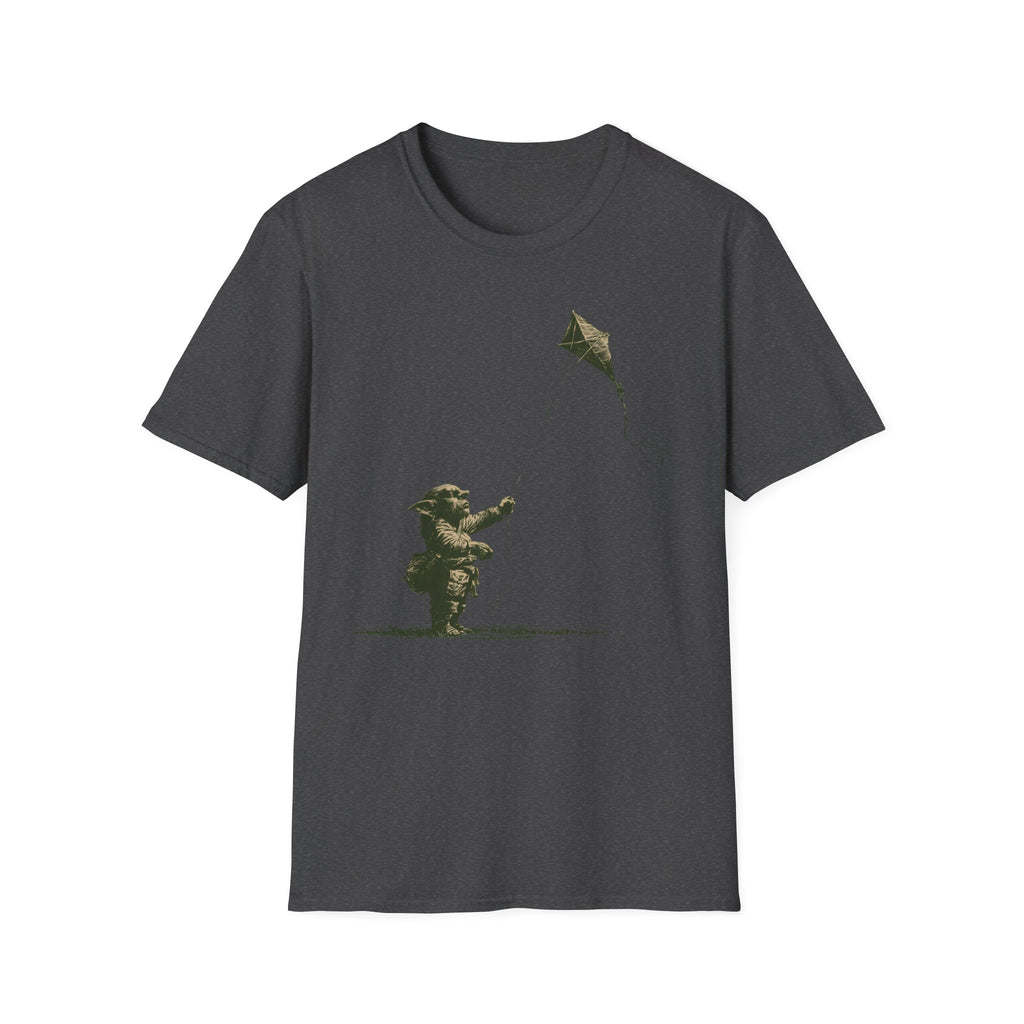 Goblin Flying Kite T‑Shirt - Cute Playful Kids & Adult Graphic Tee