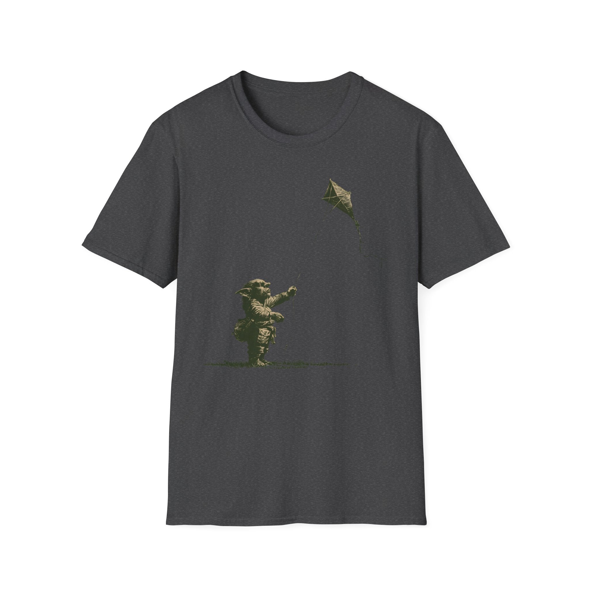 Goblin Flying Kite T‑Shirt - Cute Playful Kids & Adult Graphic Tee