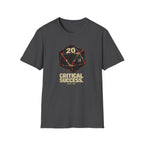 Critical Success D20 'About Time' T-Shirt - Vintage Dice RPG Tee