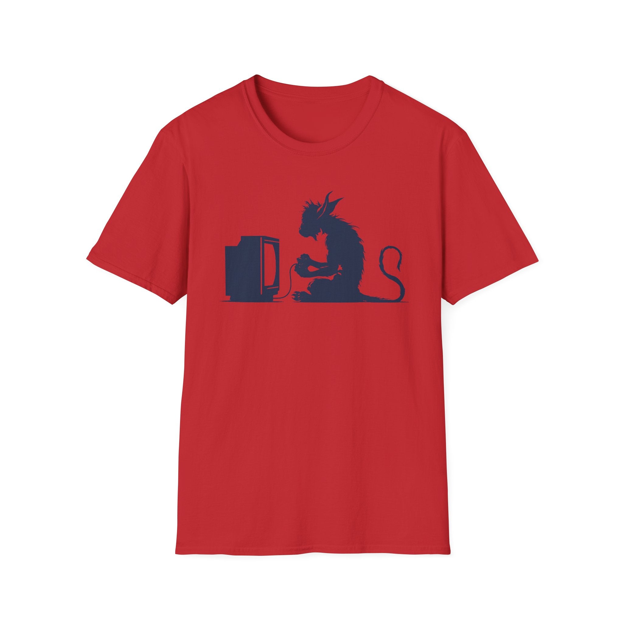 Chupacabra Gamer T-Shirt - Retro Console Cryptid Tee