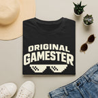 Original Gamester T-Shirt — Retro Pixel Sunglasses Gaming Tee