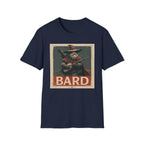 Bard Graphic T-Shirt — Vintage Fantasy Bard Design