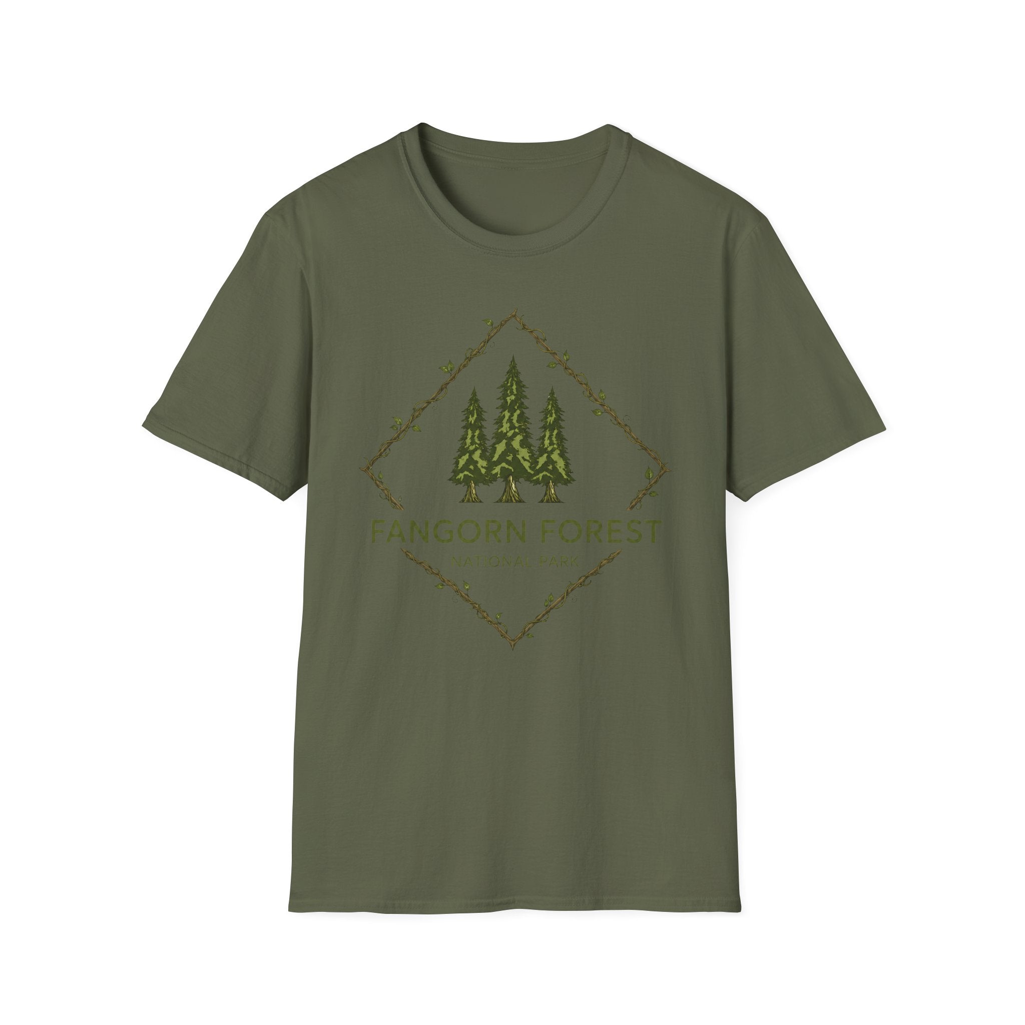 Fangorn Forest T-Shirt - Vintage Pine Trees Nature Tee