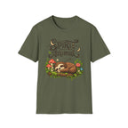 Spirit Animal T-Shirt - Cute Sleeping Sloth Graphic Tee