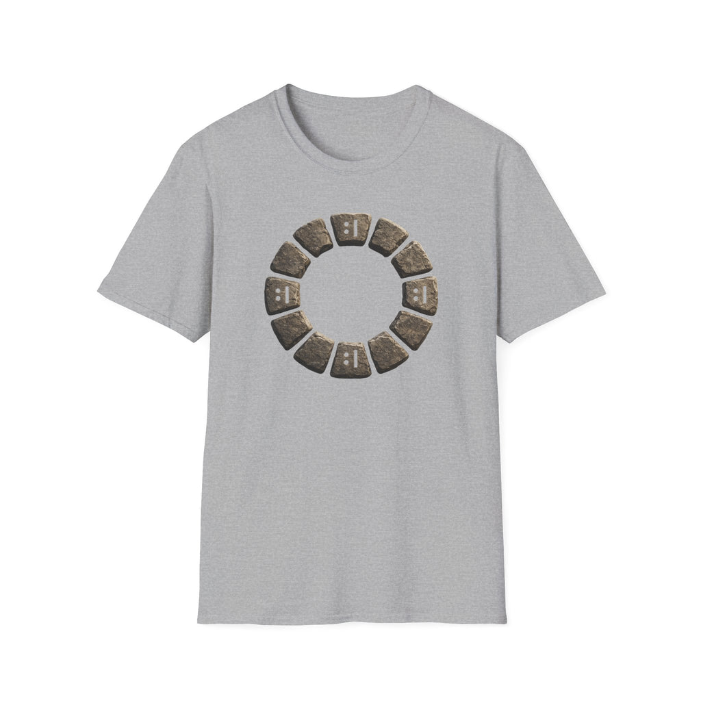 Wishing Well Stone Circle T‑Shirt - Rustic Worn Ring Design