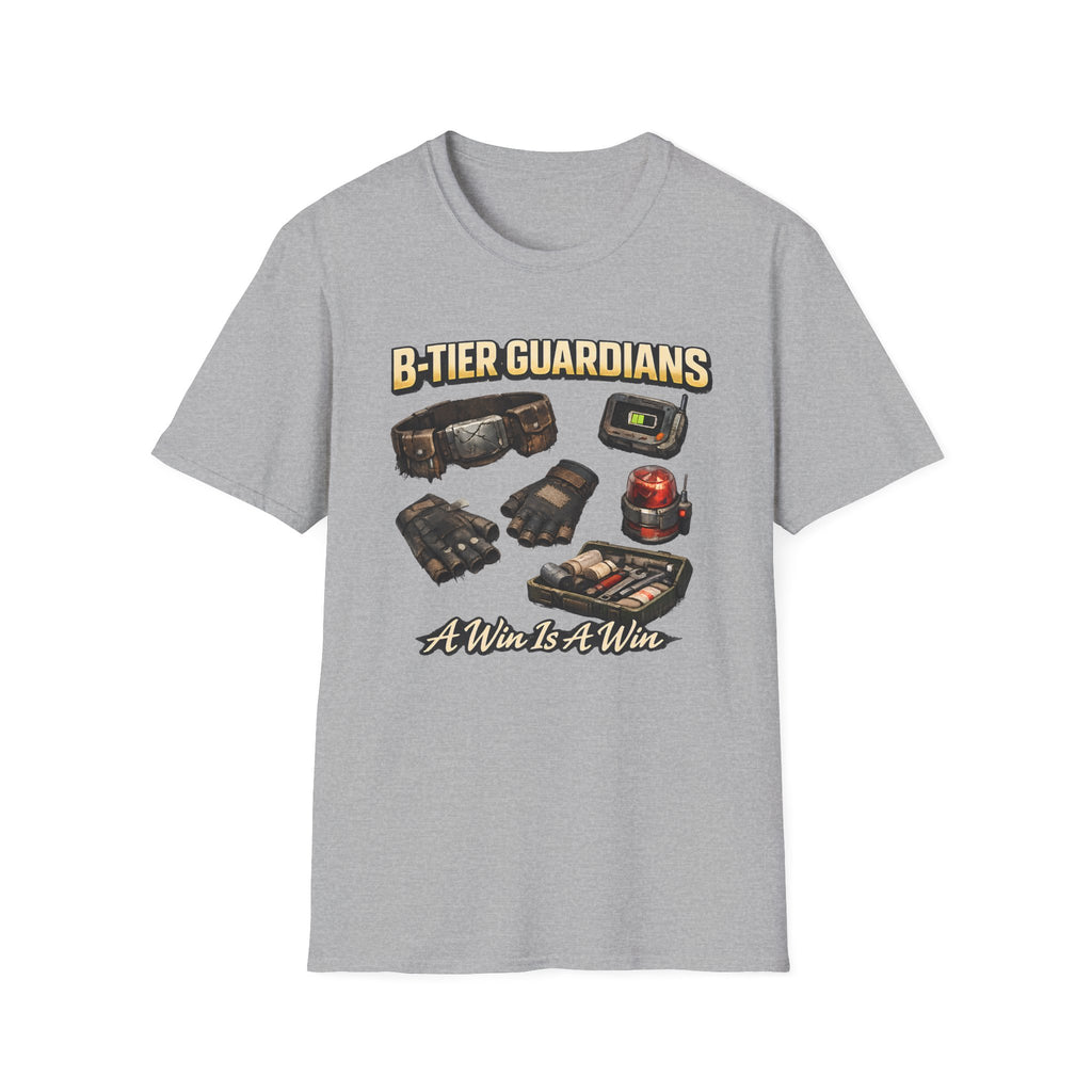 B-Tier Guardians T-Shirt - Funny Gamer Loot & Comic Tee