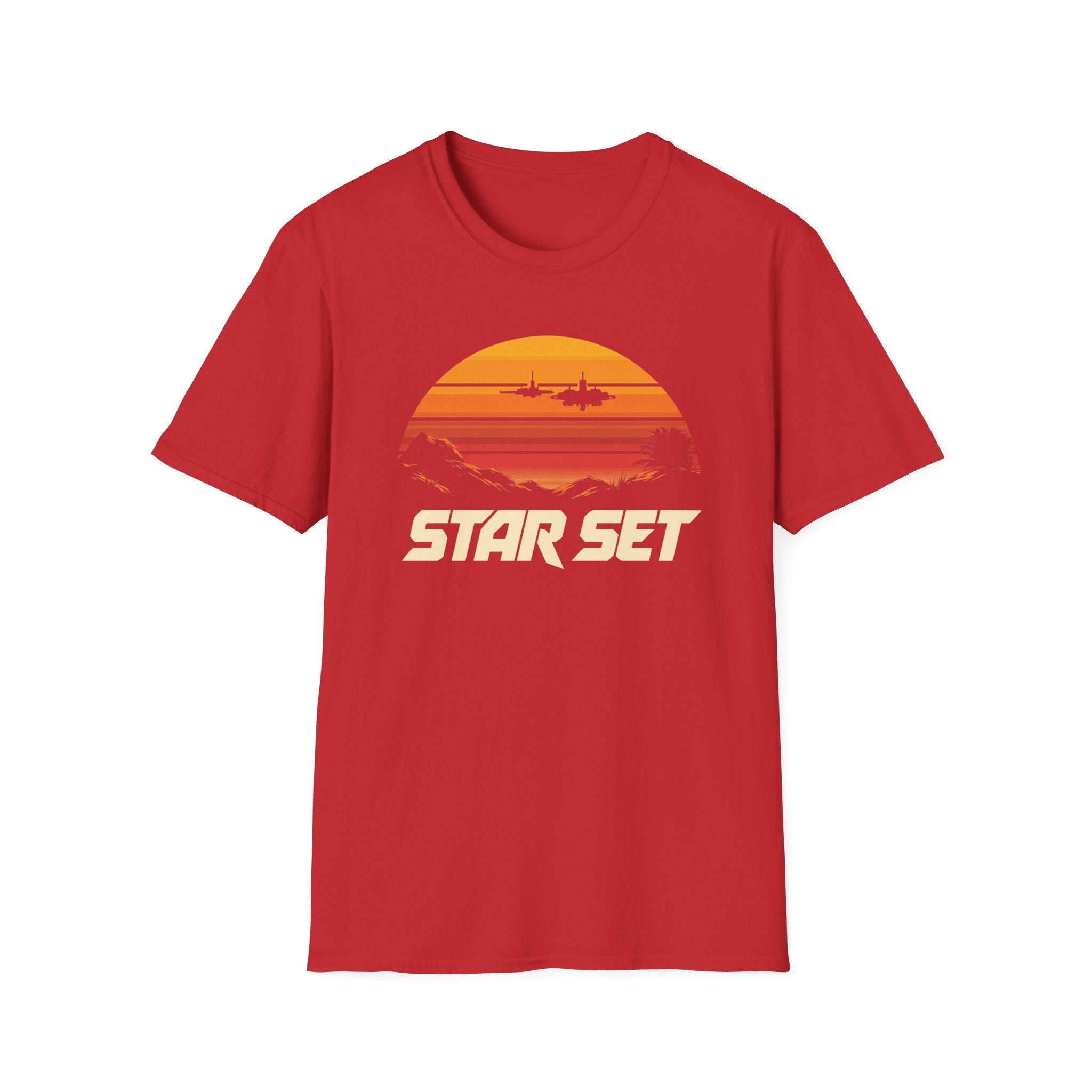"Star Set" Retro Sunset Graphic T-Shirt
