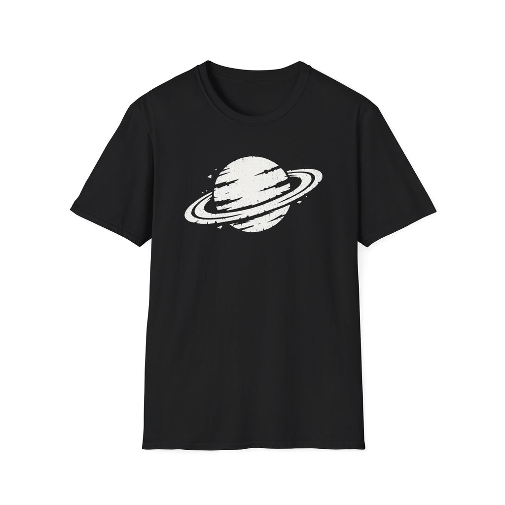 Distressed Saturn Graphic T-Shirt - Vintage Planet Space Tee