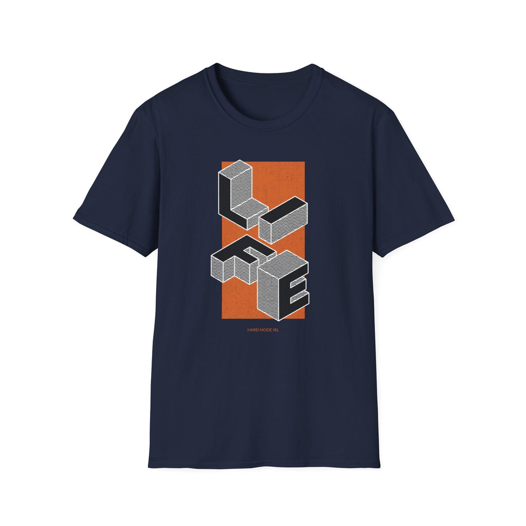 Vintage 'Life' Optical Illusion T-Shirt