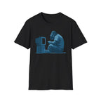 Bigfoot Gamer T-Shirt - Vintage Controller & CRT Console Graphic Tee