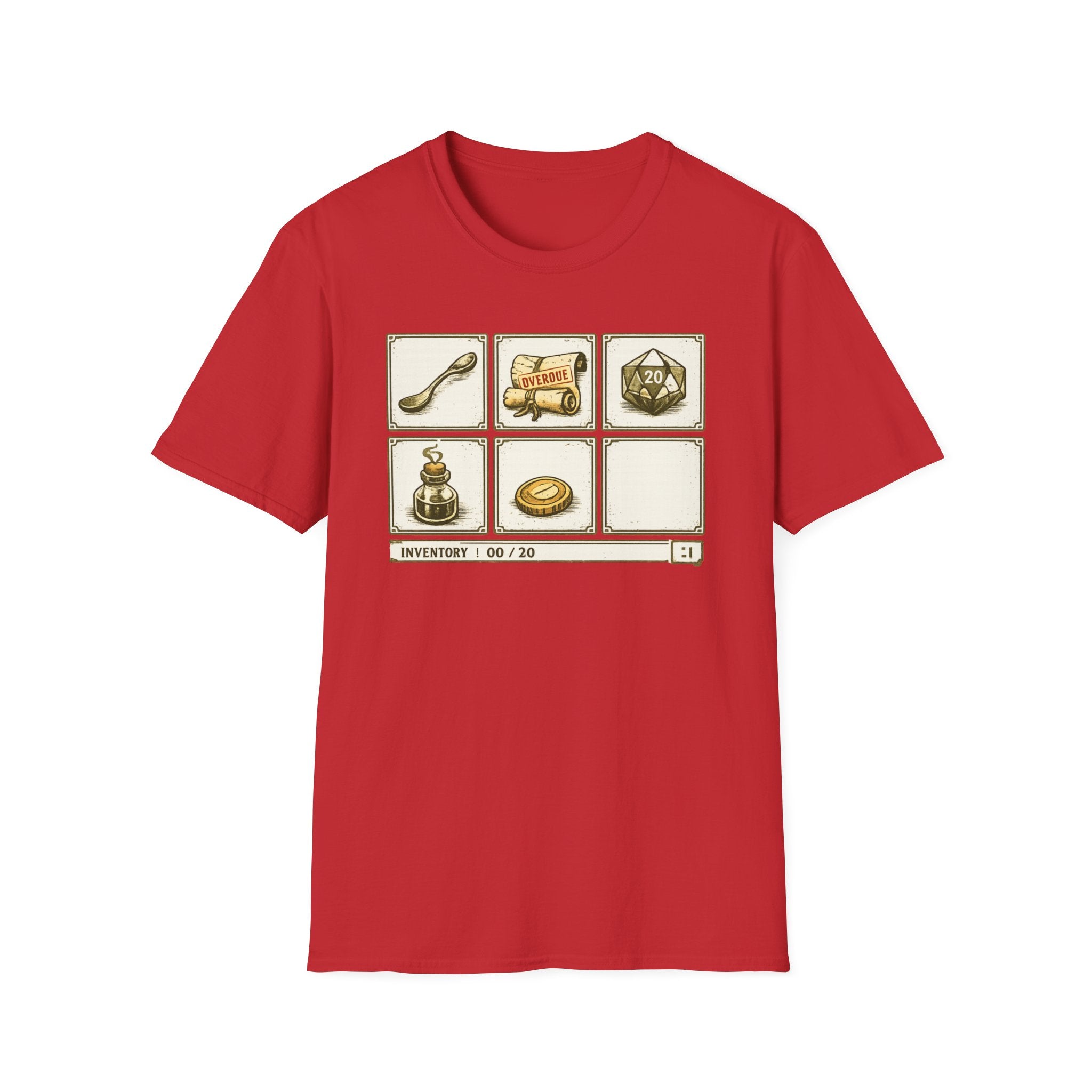 Funny RPG Inventory Loot Icons T-Shirt