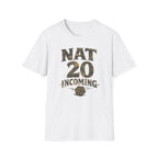 Nat 20 Incoming T-Shirt — D20