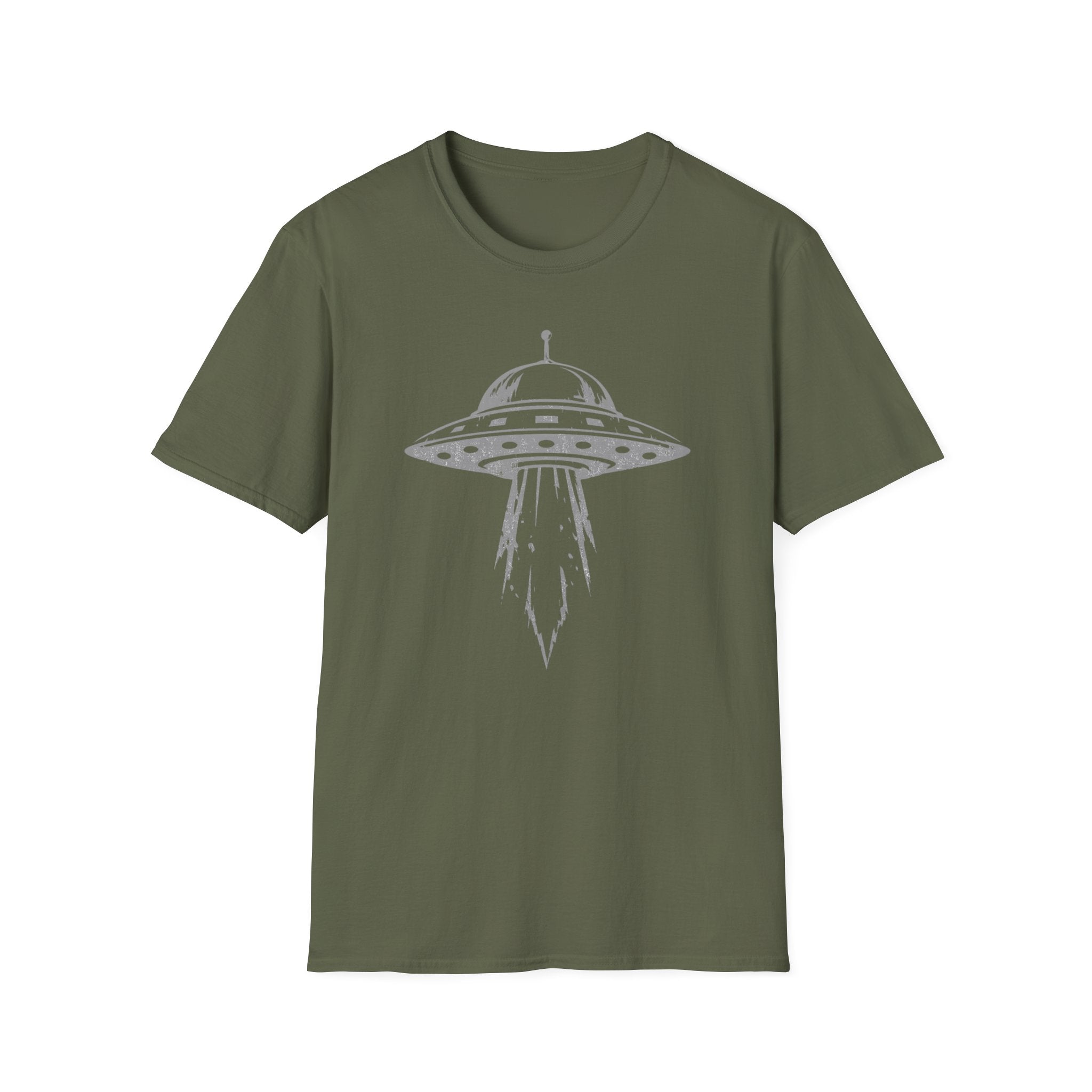 UFO Spaceship T-Shirt — Vintage Alien Abduction Graphic Tee