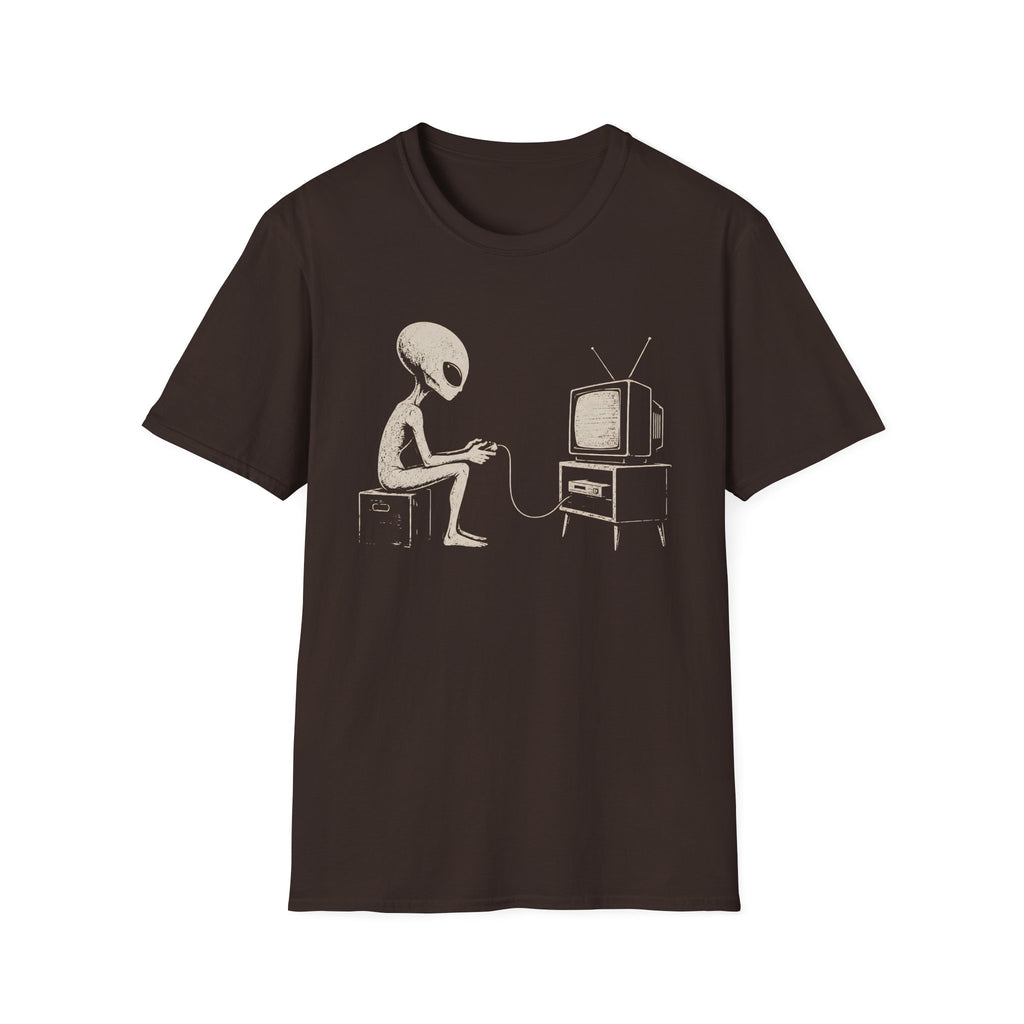 Gamer Alien -  Retro Video Games T-Shirt