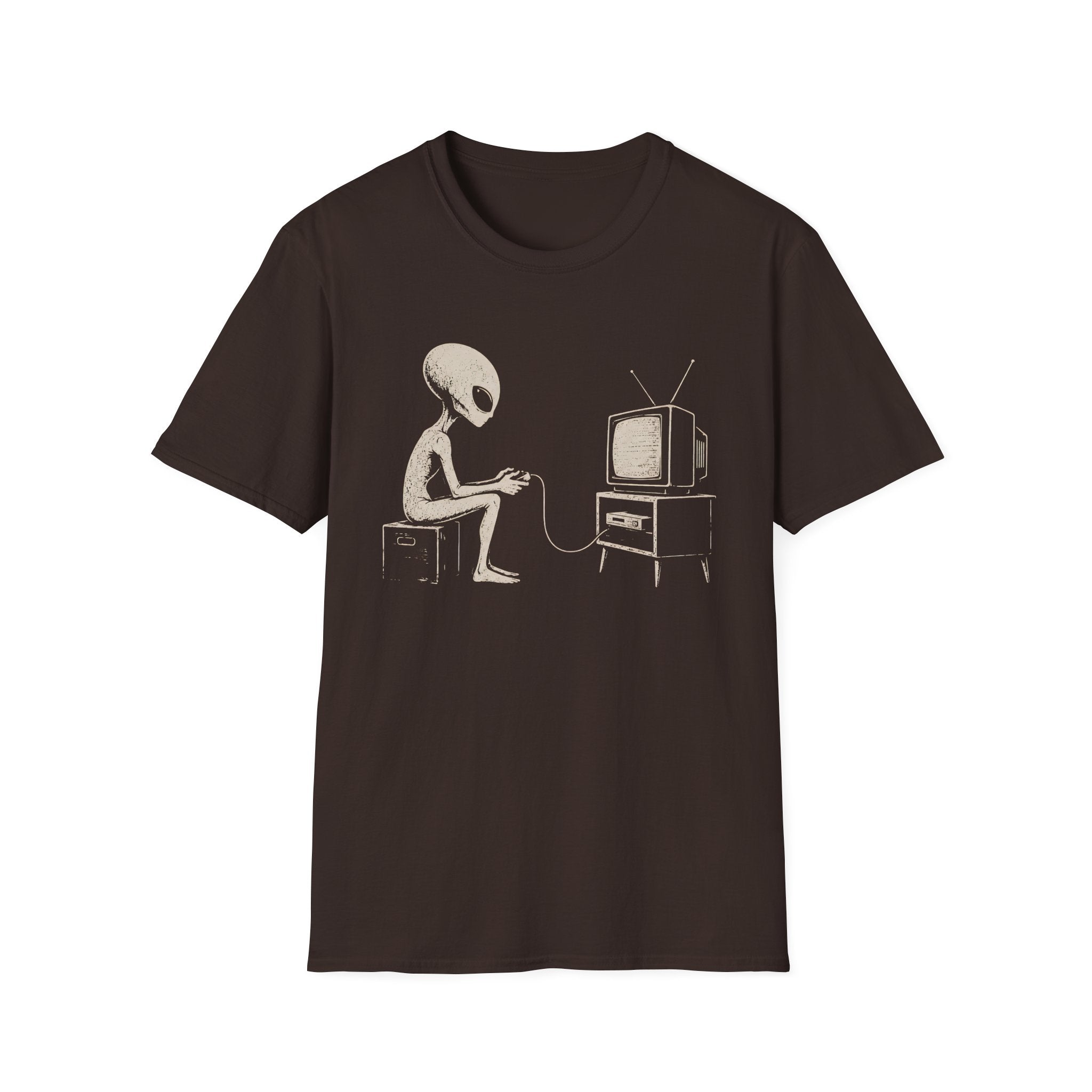 Gamer Alien -  Retro Video Games T-Shirt