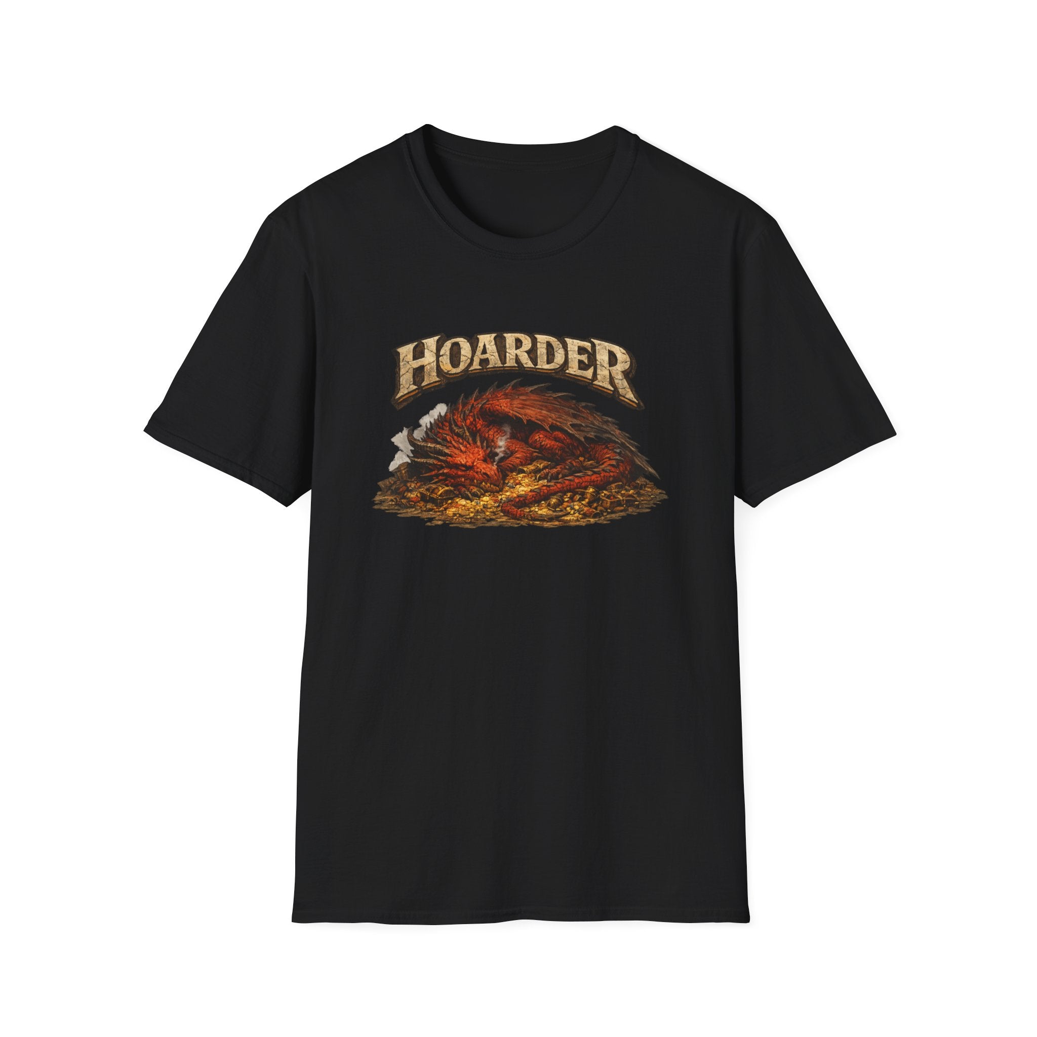 Hoarder Dragon T‑Shirt — Fantasy Graphic Tee