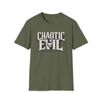 Chaotic Evil Skull T-Shirt - D&D Inspired Gothic Roleplay Tee