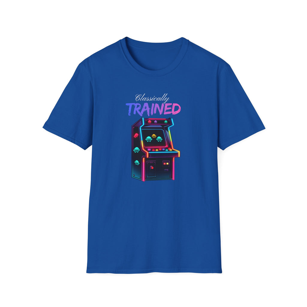 Classically Trained Arcade T-Shirt - Retro Neon Video Game Tee
