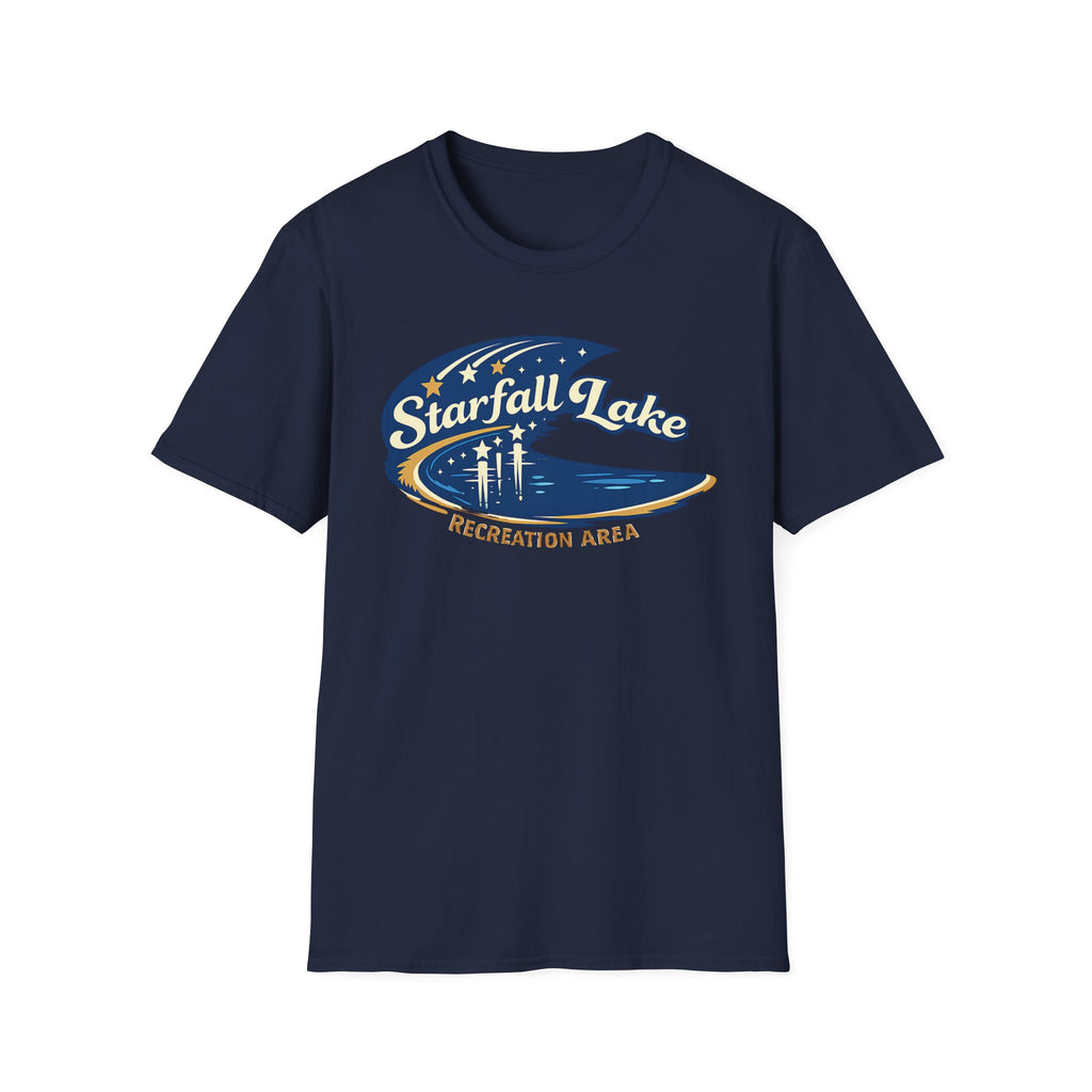 Starfall Lake T-Shirt - Retro Fantasy Recreation Area Tee