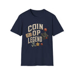 Coin Op Legend Retro Arcade T-Shirt - Vintage Joystick Tee