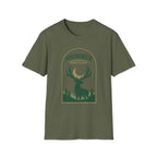 Moondeer Sanctuary T-Shirt - Nature Deer Graphic Tee