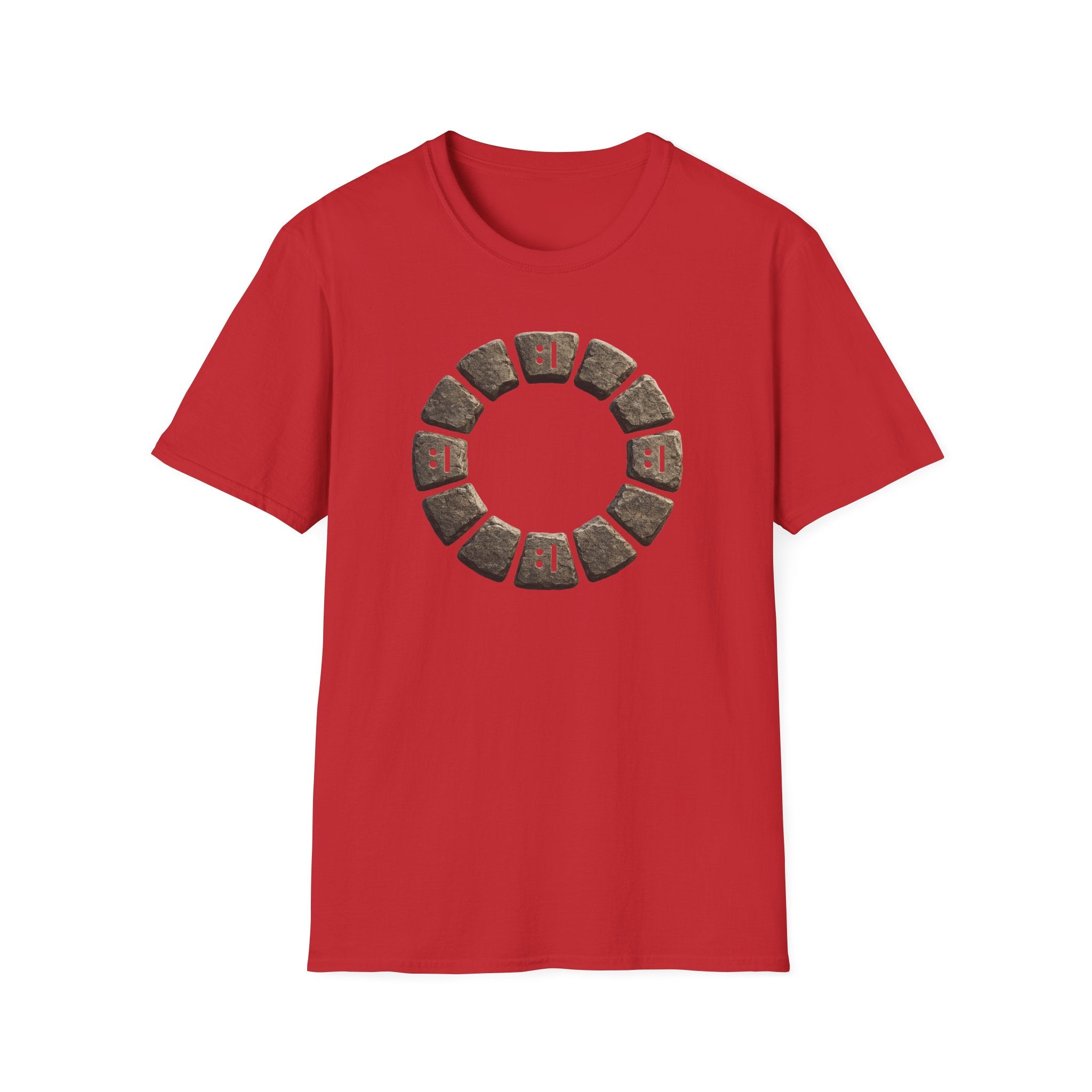 Wishing Well Stone Circle T‑Shirt - Rustic Worn Ring Design